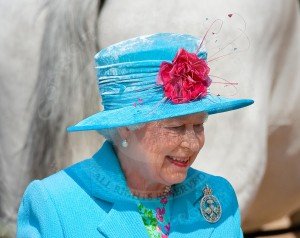 Her Majesty The Queen at her Birthday Parade in 2009 Close-up shot of Her Majesty, Queen Elizabeth II, from her Birthday Parade in 2009.