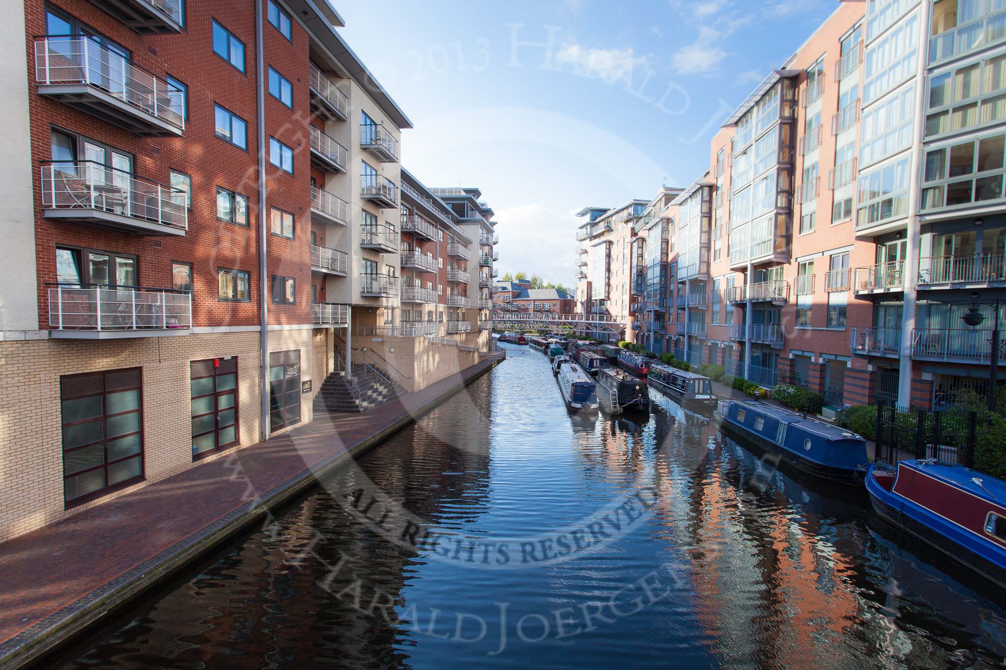 BCN Marathon Challenge 2013: Sherborne Wharf, part of the Oozells Street Loop, looking towards Ladywood junction in the centre of Birmingham, close to Gas Street Basin..
Birmingham Canal Navigation,


United Kingdom,
on 24 May 2013 at 18:44, image #2