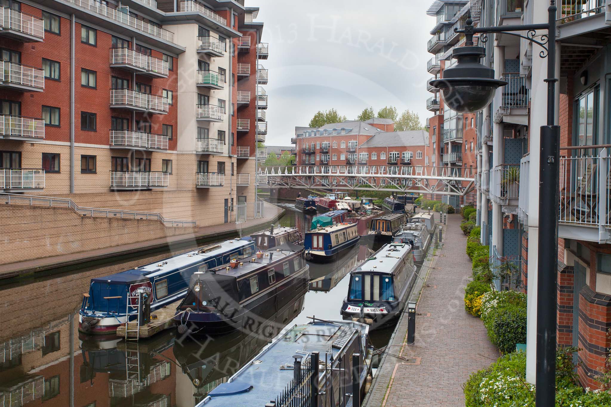 BCN Marathon Challenge 2013: NB "Felonious Mongoose" on the way to Old Street Junction, coming  from the mooring at Sherborne Wharf, Oozells Street Loop, 30 minutes before the start of the BCN Challenge..
Birmingham Canal Navigation,


United Kingdom,
on 25 May 2013 at 07:36, image #16