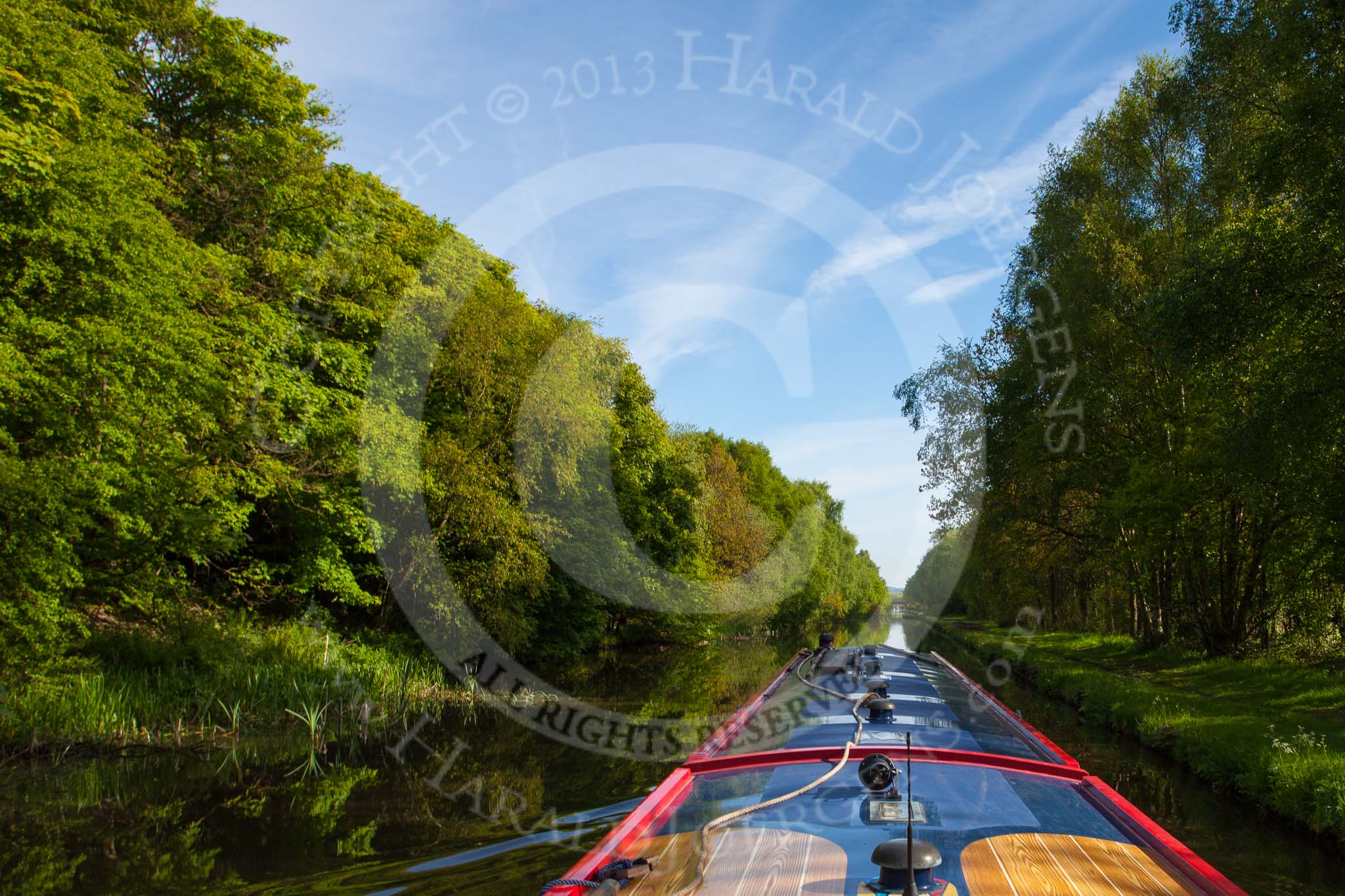 BCN Marathon Challenge 2013: NB "Felonious Mongoose" on the Cannock Extension Canal between Green Bridge and Wyrley Grove Bridge..
Birmingham Canal Navigation,


United Kingdom,
on 26 May 2013 at 08:29, image #365