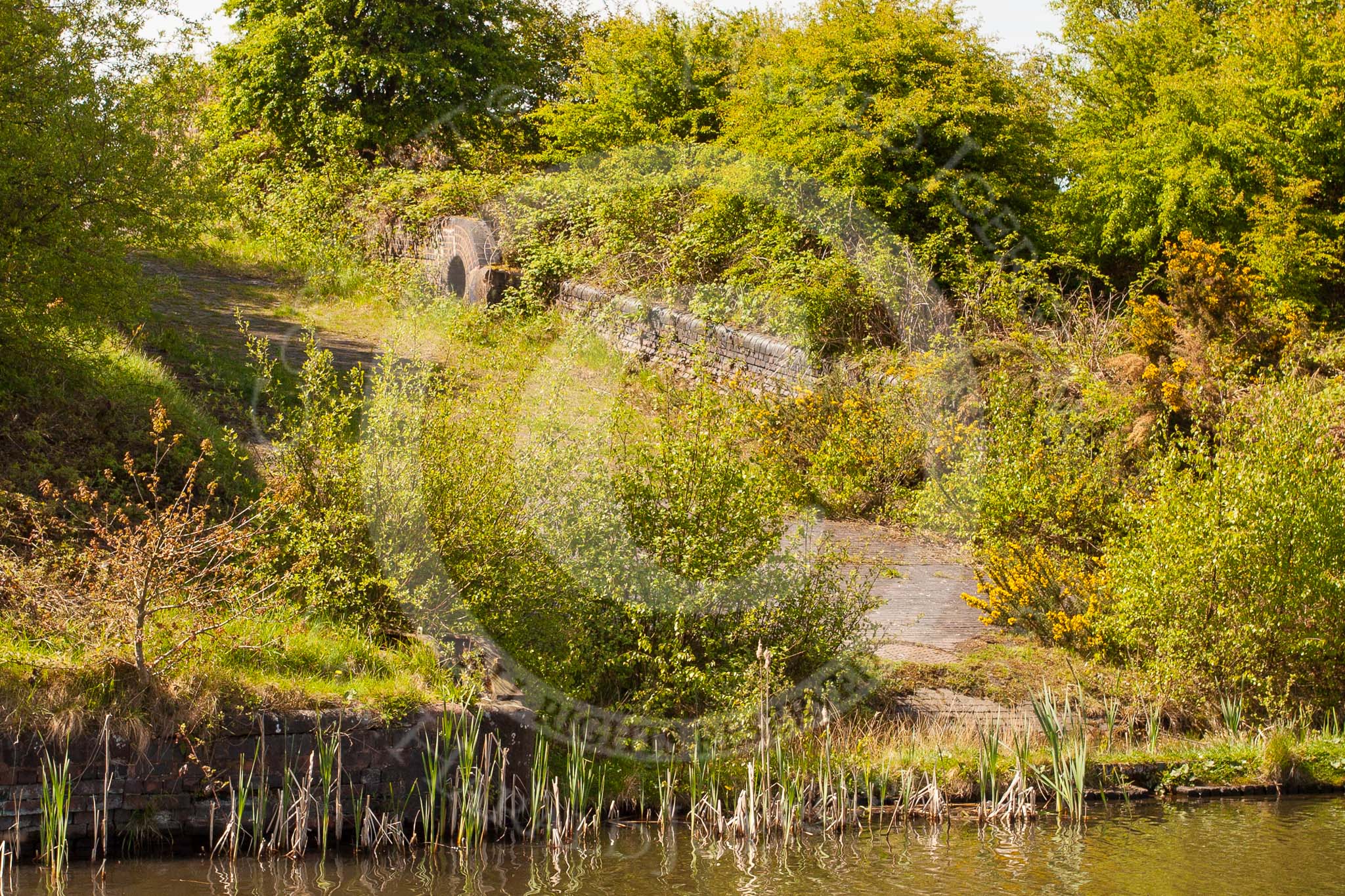 BCN Marathon Challenge 2013: An overflow weir of Chasewater Reservoir at the Anglesey Branch of the Wyrley & Essington Canal..
Birmingham Canal Navigation,


United Kingdom,
on 26 May 2013 at 10:48, image #394