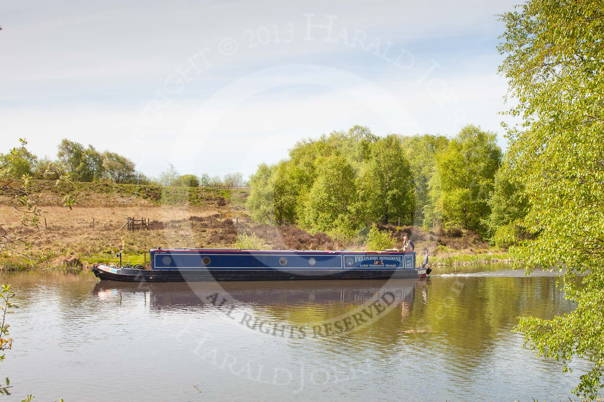 BCN Marathon Challenge 2013: NB "Felonious Mongoose" near the terminus of the Anglesey Branch of the Wyrley & Essington Canal at Chasewater Reservoir..
Birmingham Canal Navigation,


United Kingdom,
on 26 May 2013 at 10:59, image #399