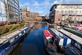 BCN Marathon Challenge 2013: Sherborne Wharf, part of the Oozells Street Loop, looking towards Old Turn Junction in the centre of Birmingham, close to Gas Street Basin. Note "Fellow Morton & Clayton" on the modern block on the right..
Birmingham Canal Navigation,


United Kingdom,
on 24 May 2013 at 18:53, image #7