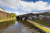 BCN Marathon Challenge 2013: Avery Rail Bridge at the BCN New Main Line, close to Avery's Basin. W & T Avery, the well known manufacturer of scales and weighing machines, had a factory at the site of the former Soho Foundry, closeby..
Birmingham Canal Navigation,


United Kingdom,
on 25 May 2013 at 08:45, image #78