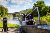 BCN Marathon Challenge 2013: NB "Felonious Mongoose" entering Spon Lane No. 2 Lock, on the way from the Old Main Line to the New Main Line, between Spon Lane Junction and Bromford junction. On the left used to be Bromford Colliery..
Birmingham Canal Navigation,


United Kingdom,
on 25 May 2013 at 12:46, image #171