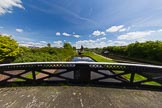 BCN Marathon Challenge 2013: Bromford Junction, linking the BCN New Main Line, on the right, and the Old Main Line, on the left, via the three Spon Lane Locks, seen through a fisheye lens from the turnover bridge at the junction..
Birmingham Canal Navigation,


United Kingdom,
on 25 May 2013 at 12:54, image #176