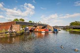 BCN Marathon Challenge 2013: The BCN New Main Line in Tipton, below Factory Locks. The boatyard on the left uses the remains of a former railway interchange basin..
Birmingham Canal Navigation,


United Kingdom,
on 25 May 2013 at 18:17, image #271