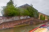 BCN Marathon Challenge 2014: Hospital Pound on the Birmingham & Fazeley Canal below the Farmers Bridge Locks. The bricked up factory bridge on the left served probaly Coronation Wharf..
Birmingham Canal Navigation,


United Kingdom,
on 23 May 2014 at 15:24, image #40