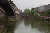 BCN Marathon Challenge 2014: Bordesley Junction seen from the Digbeth Branch. The canal ahead continues towards London, with Bordesley bottom lock just in sight. On the left is the Birmingham & Warwick Junction Canal (Grand Union Canal)..
Birmingham Canal Navigation,


United Kingdom,
on 24 May 2014 at 09:24, image #87