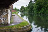BCN Marathon Challenge 2014: Brades Hall Junction seen from the Old Main Line. The Gower Branch (on the left) connects the the Old Main Line with the New Main Line, via the Brades Locks, at Albion Junction.
Birmingham Canal Navigation,


United Kingdom,
on 24 May 2014 at 20:44, image #183