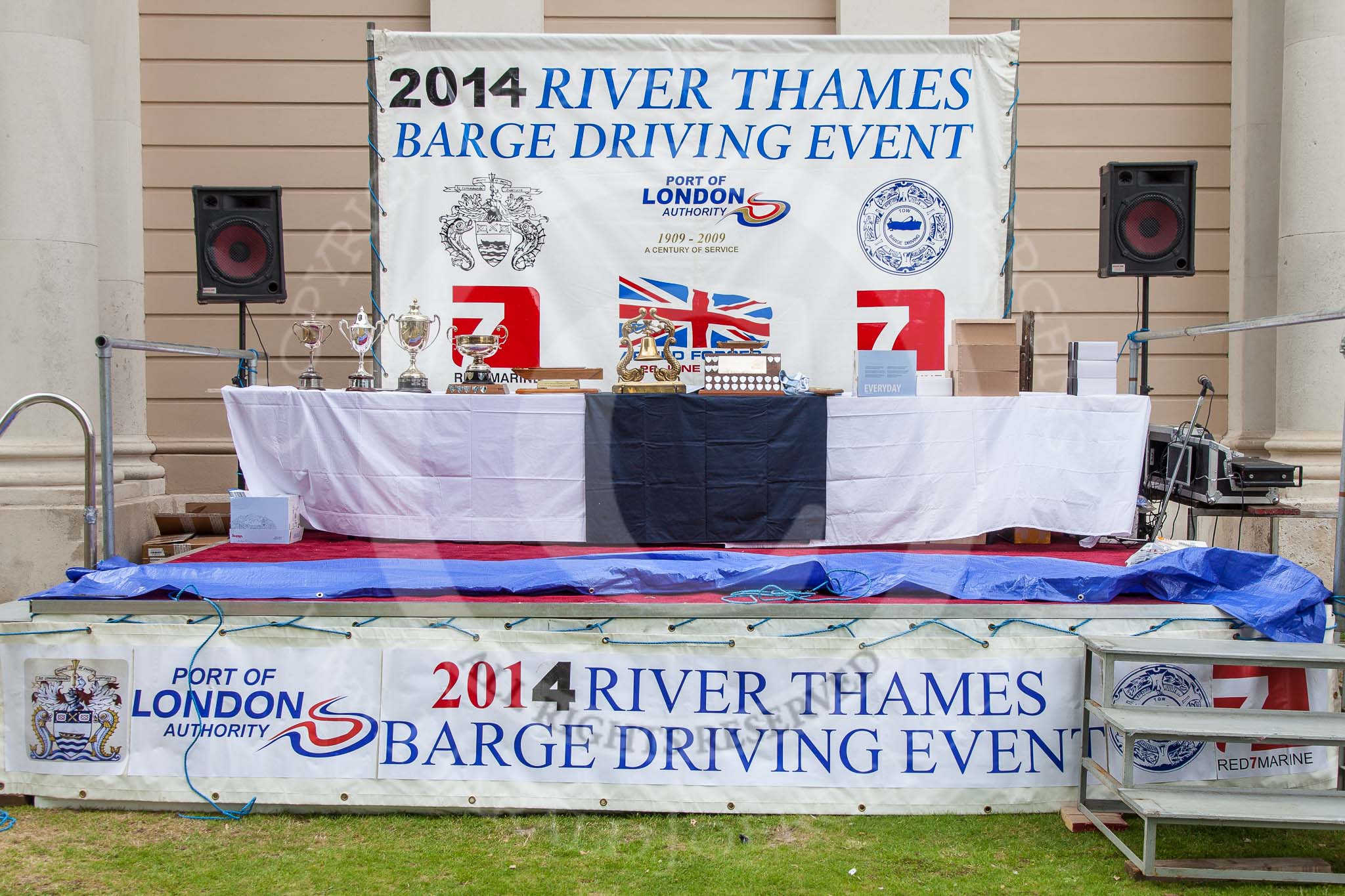 TOW River Thames Barge Driving Race 2014.
River Thames between Greenwich and Westminster,
London,

United Kingdom,
on 28 June 2014 at 16:30, image #459
