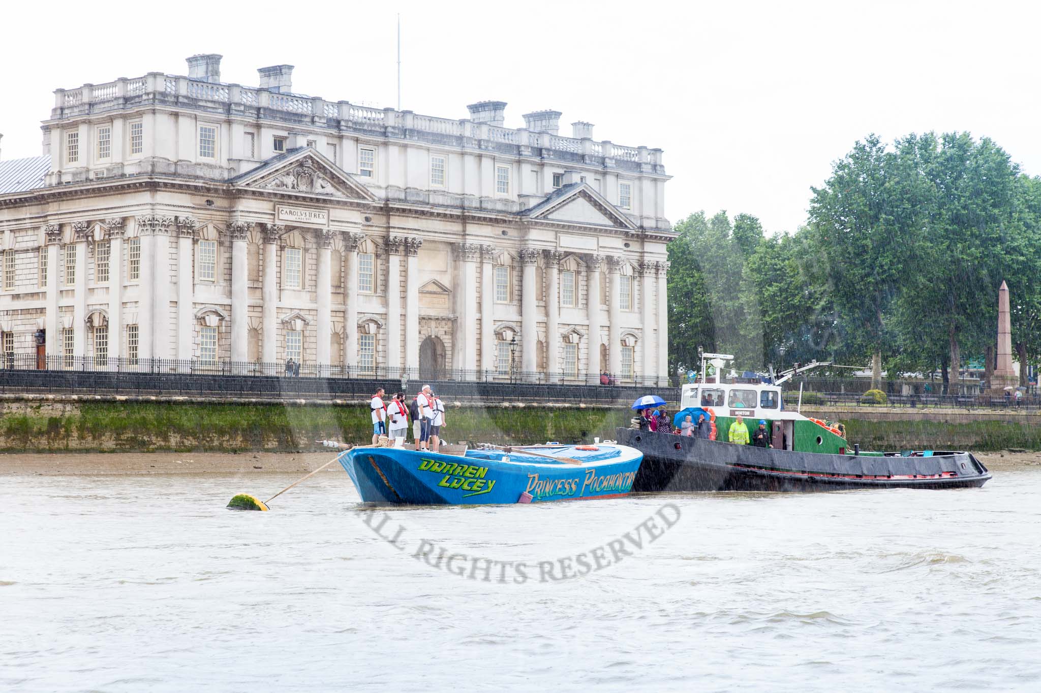 TOW River Thames Barge Driving Race 2014.
River Thames between Greenwich and Westminster,
London,

United Kingdom,
on 28 June 2014 at 11:29, image #14