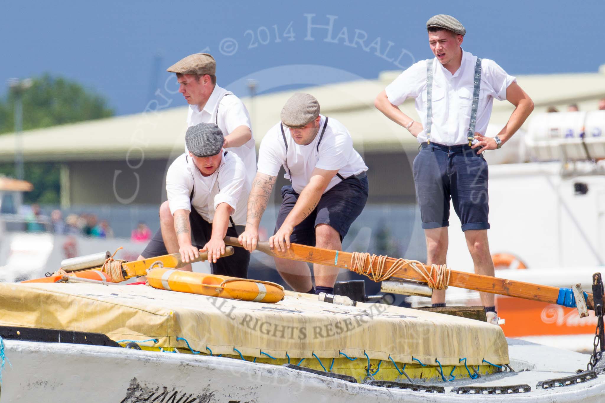 TOW River Thames Barge Driving Race 2014.
River Thames between Greenwich and Westminster,
London,

United Kingdom,
on 28 June 2014 at 12:26, image #56