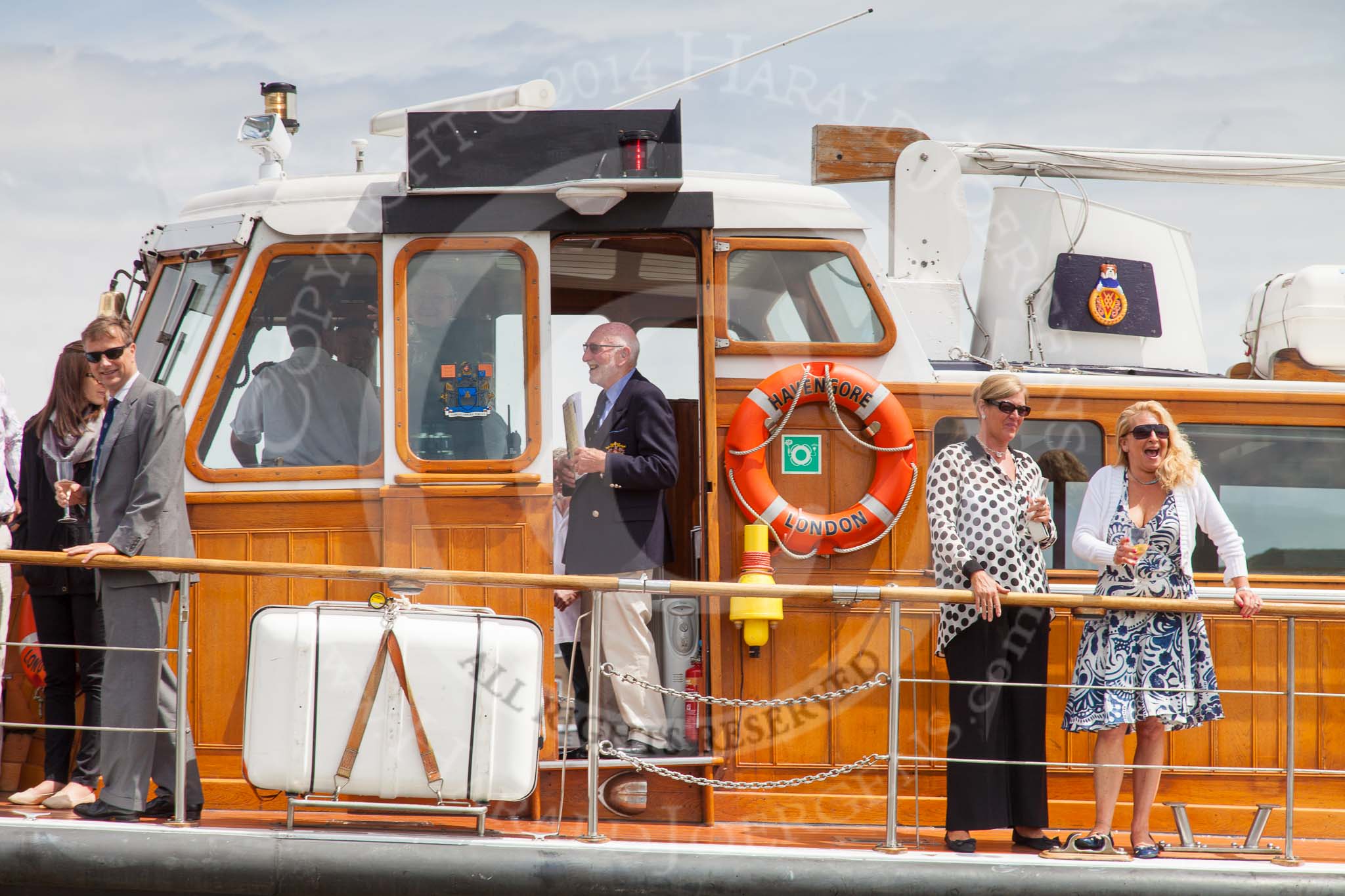 TOW River Thames Barge Driving Race 2014.
River Thames between Greenwich and Westminster,
London,

United Kingdom,
on 28 June 2014 at 12:37, image #104