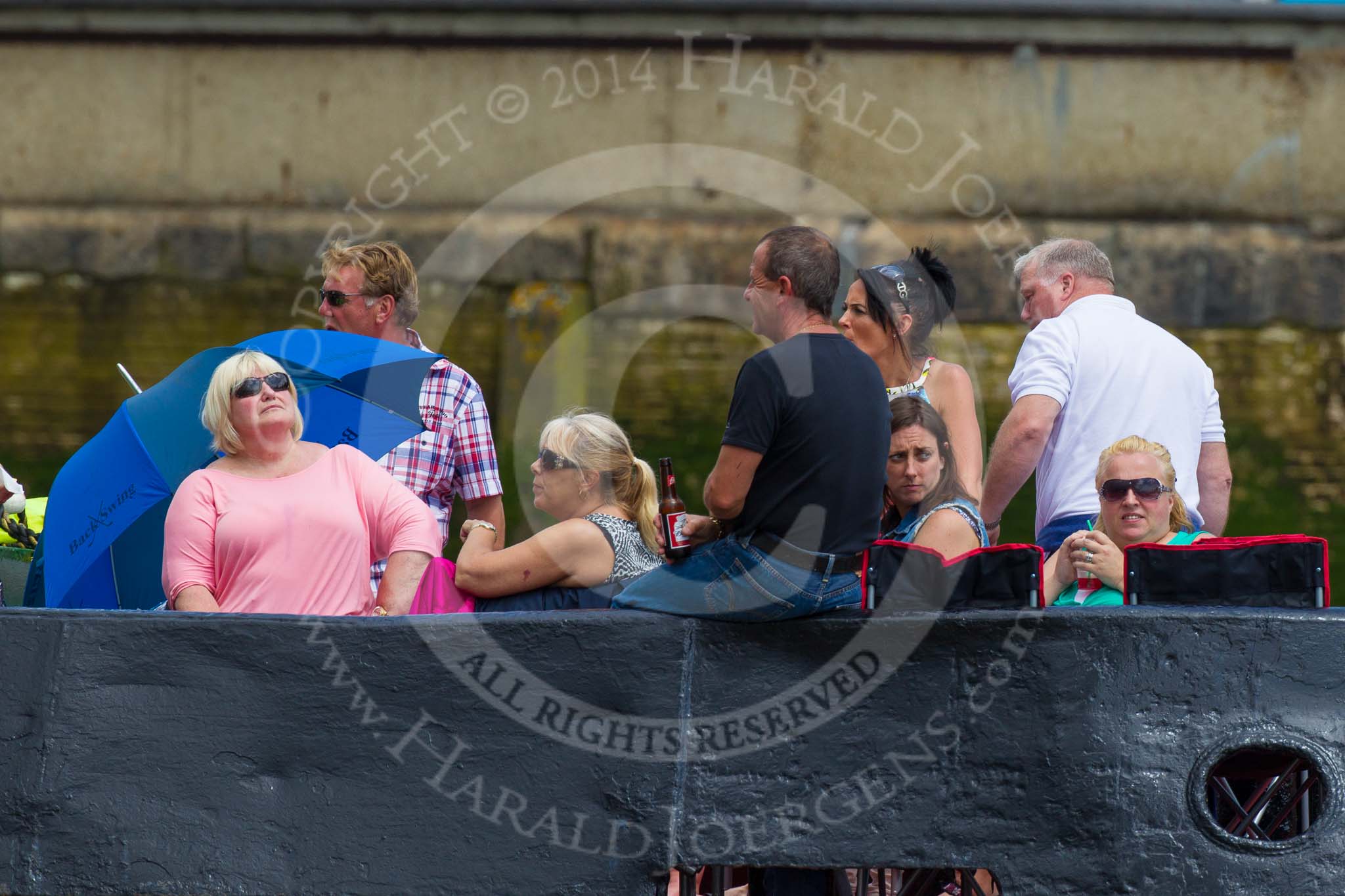 TOW River Thames Barge Driving Race 2014.
River Thames between Greenwich and Westminster,
London,

United Kingdom,
on 28 June 2014 at 12:52, image #155