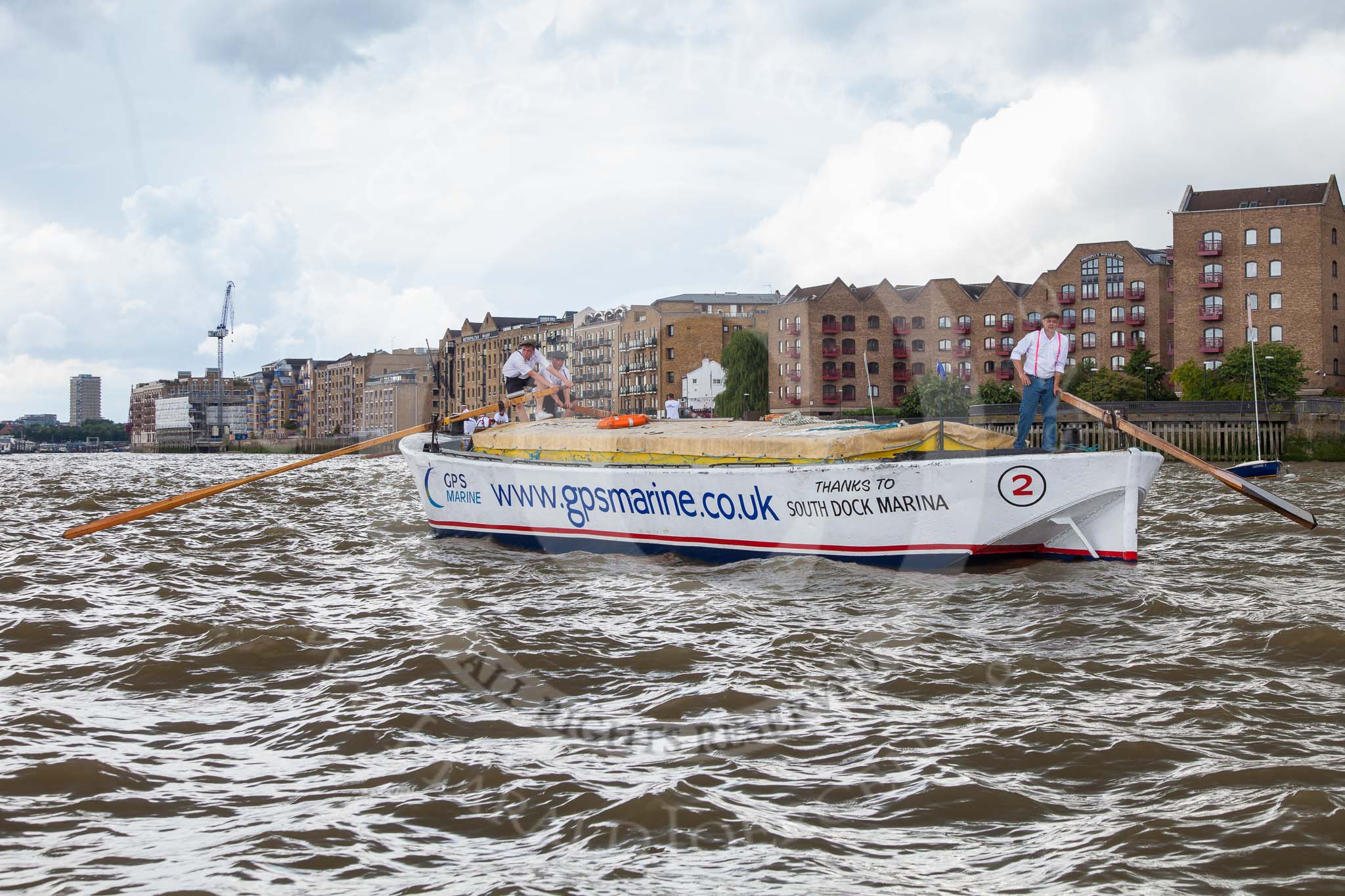 TOW River Thames Barge Driving Race 2014.
River Thames between Greenwich and Westminster,
London,

United Kingdom,
on 28 June 2014 at 13:07, image #200