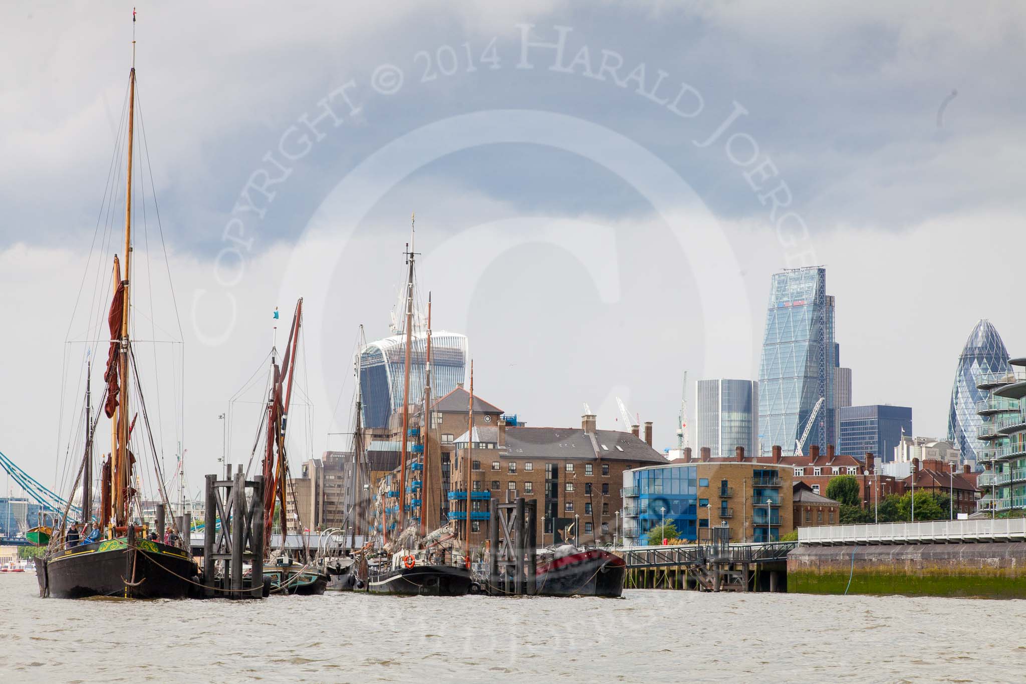 TOW River Thames Barge Driving Race 2014.
River Thames between Greenwich and Westminster,
London,

United Kingdom,
on 28 June 2014 at 13:17, image #215