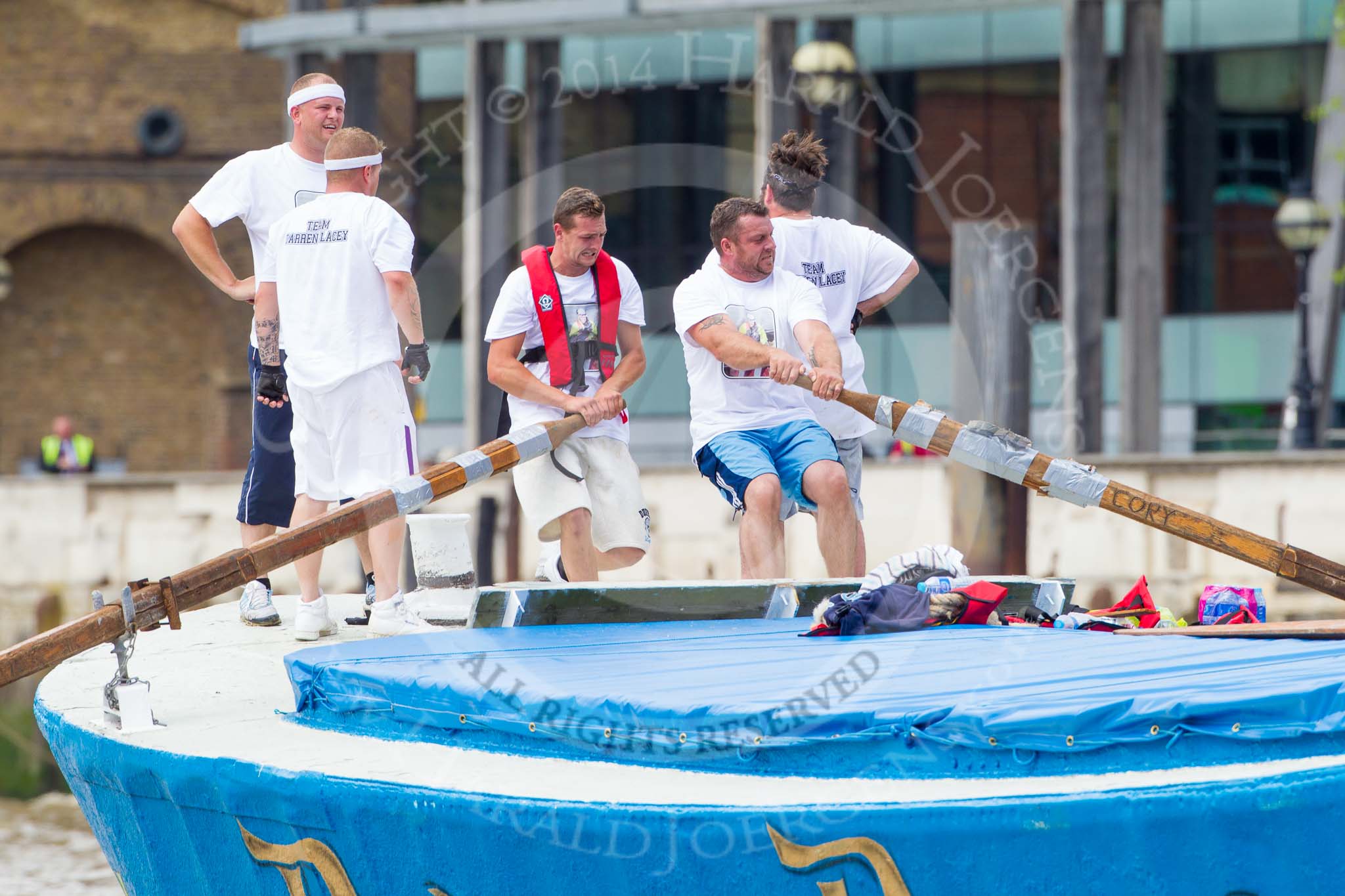 TOW River Thames Barge Driving Race 2014.
River Thames between Greenwich and Westminster,
London,

United Kingdom,
on 28 June 2014 at 13:44, image #278