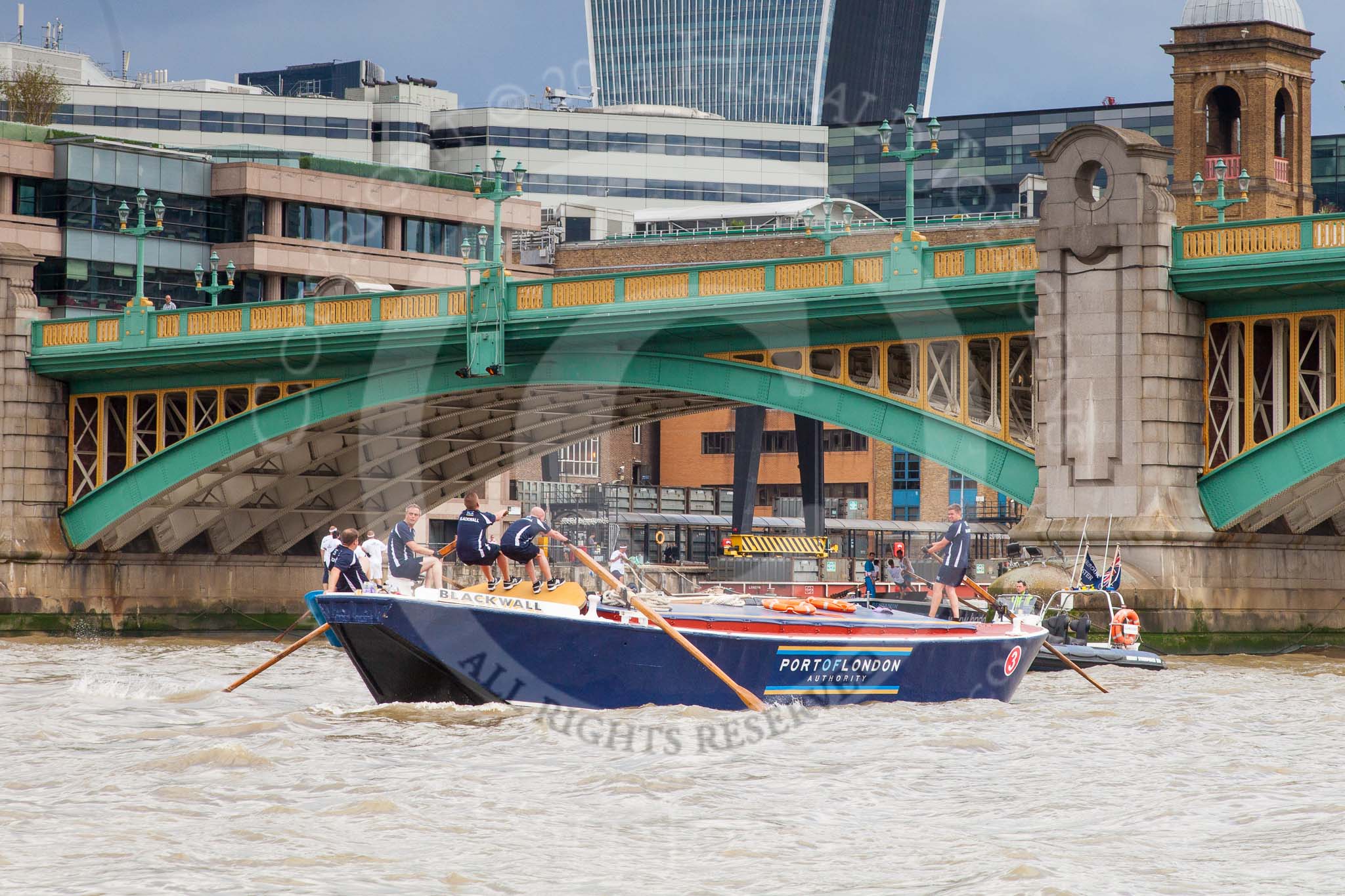 TOW River Thames Barge Driving Race 2014.
River Thames between Greenwich and Westminster,
London,

United Kingdom,
on 28 June 2014 at 13:47, image #298