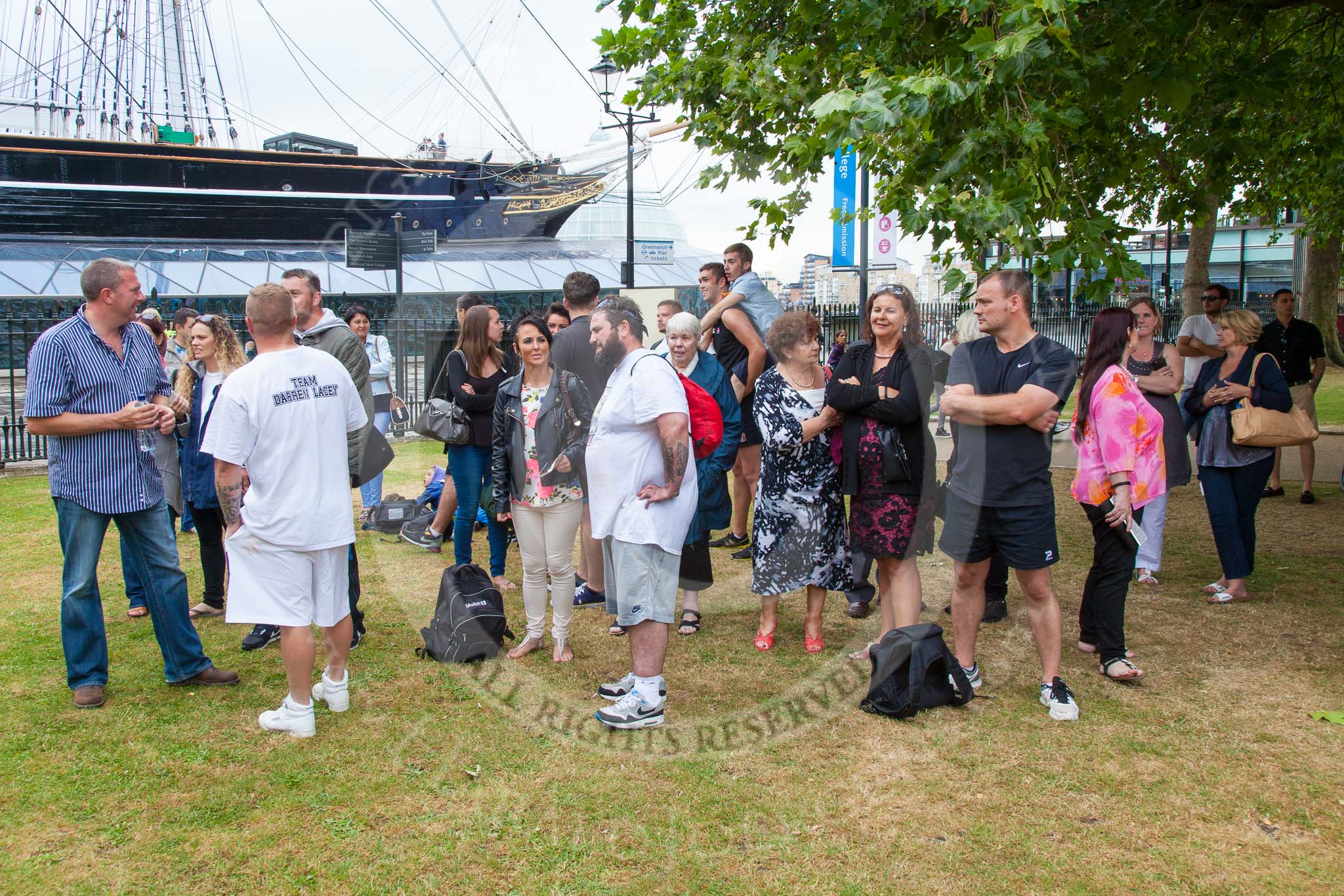 TOW River Thames Barge Driving Race 2014.
River Thames between Greenwich and Westminster,
London,

United Kingdom,
on 28 June 2014 at 16:29, image #458