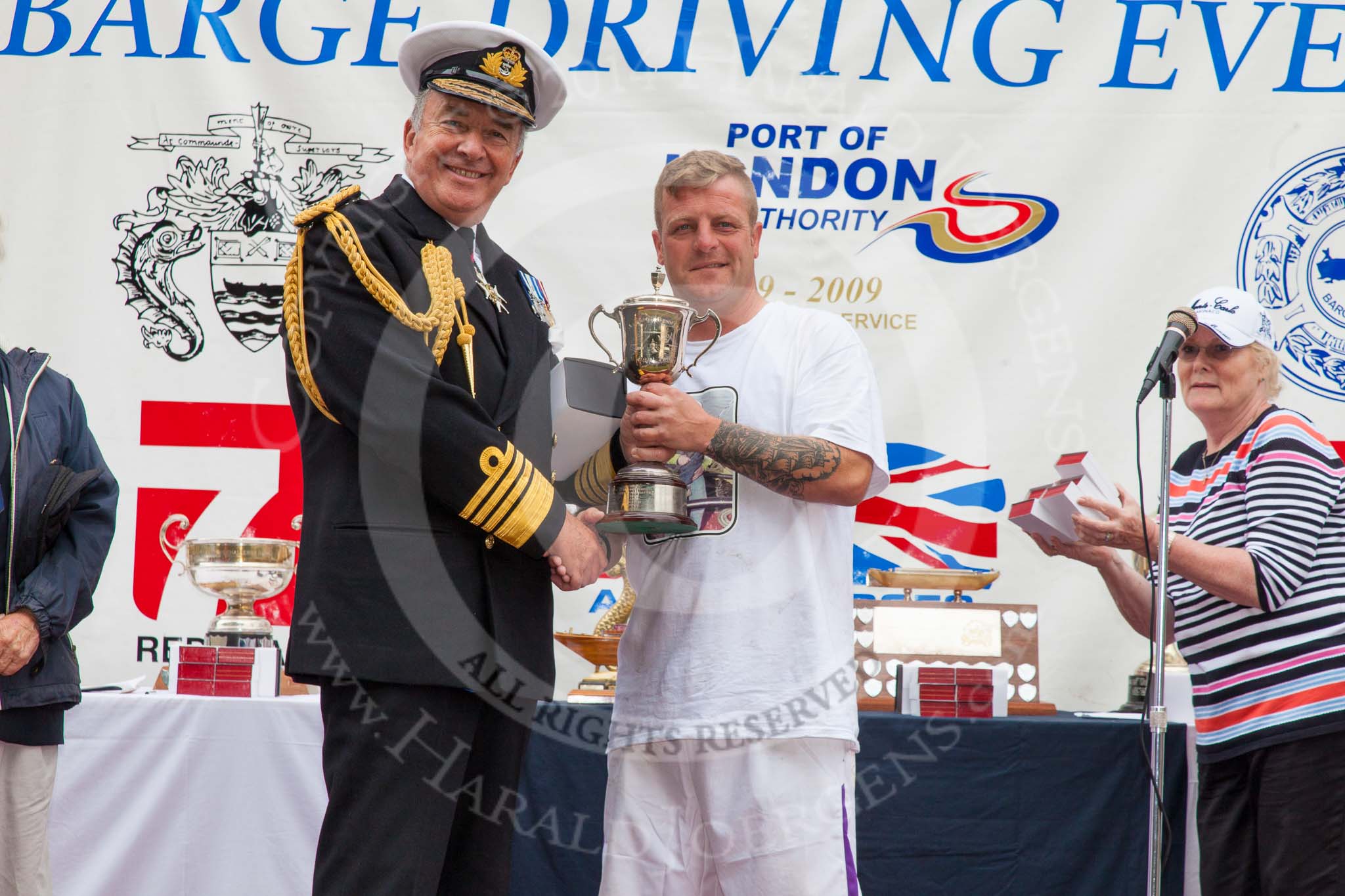 TOW River Thames Barge Driving Race 2014.
River Thames between Greenwich and Westminster,
London,

United Kingdom,
on 28 June 2014 at 16:38, image #475