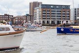 TOW River Thames Barge Driving Race 2014.
River Thames between Greenwich and Westminster,
London,

United Kingdom,
on 28 June 2014 at 12:23, image #49