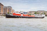 TOW River Thames Barge Driving Race 2014.
River Thames between Greenwich and Westminster,
London,

United Kingdom,
on 28 June 2014 at 12:36, image #101