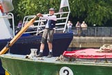 TOW River Thames Barge Driving Race 2014.
River Thames between Greenwich and Westminster,
London,

United Kingdom,
on 28 June 2014 at 12:41, image #119