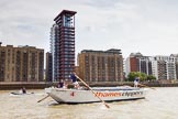 TOW River Thames Barge Driving Race 2014.
River Thames between Greenwich and Westminster,
London,

United Kingdom,
on 28 June 2014 at 12:47, image #138