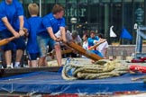 TOW River Thames Barge Driving Race 2014.
River Thames between Greenwich and Westminster,
London,

United Kingdom,
on 28 June 2014 at 13:43, image #276