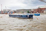 TOW River Thames Barge Driving Race 2014.
River Thames between Greenwich and Westminster,
London,

United Kingdom,
on 28 June 2014 at 13:50, image #316
