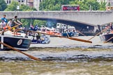 TOW River Thames Barge Driving Race 2014.
River Thames between Greenwich and Westminster,
London,

United Kingdom,
on 28 June 2014 at 13:54, image #329