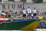 TOW River Thames Barge Driving Race 2014.
River Thames between Greenwich and Westminster,
London,

United Kingdom,
on 28 June 2014 at 14:35, image #423