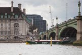 TOW River Thames Barge Driving Race 2014.
River Thames between Greenwich and Westminster,
London,

United Kingdom,
on 28 June 2014 at 14:36, image #429