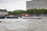 TOW River Thames Barge Driving Race 2014.
River Thames between Greenwich and Westminster,
London,

United Kingdom,
on 28 June 2014 at 14:40, image #436