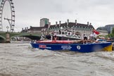 TOW River Thames Barge Driving Race 2014.
River Thames between Greenwich and Westminster,
London,

United Kingdom,
on 28 June 2014 at 14:40, image #440