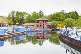 BCN 24h Marathon Challenge 2015: The Canal & River Trust maintenance depot at Icknield Port, with the dam of Rotton Park Reservoir behind. The buildings and the cranes are listed structures..
Birmingham Canal Navigations,



on 23 May 2015 at 08:50, image #18