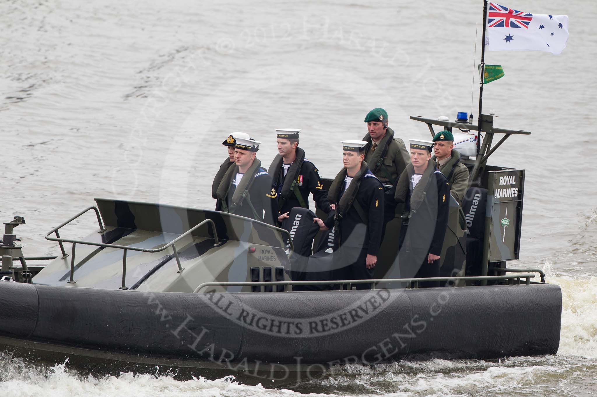 Thames Diamond Jubilee Pageant.
River Thames seen from Battersea Bridge,
London,

United Kingdom,
on 03 June 2012 at 14:25, image #41