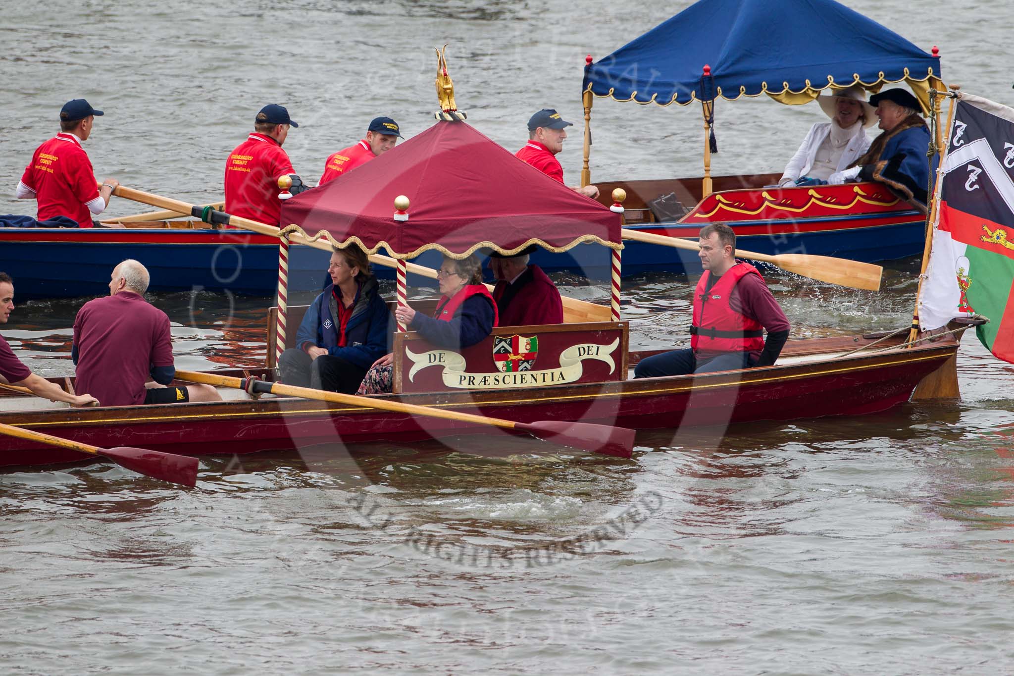 Thames Diamond Jubilee Pageant.
River Thames seen from Battersea Bridge,
London,

United Kingdom,
on 03 June 2012 at 14:41, image #88