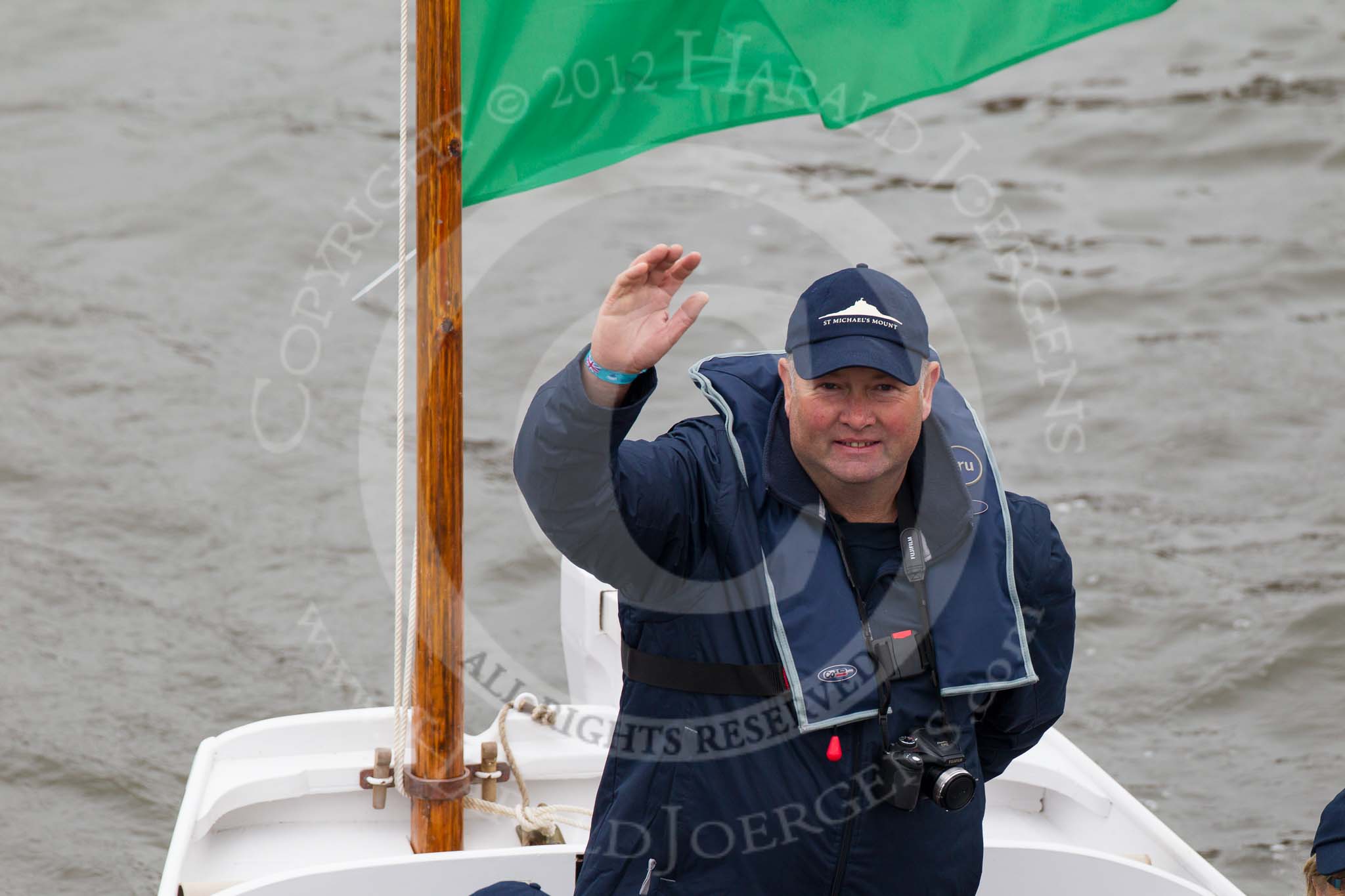 Thames Diamond Jubilee Pageant.
River Thames seen from Battersea Bridge,
London,

United Kingdom,
on 03 June 2012 at 14:44, image #111