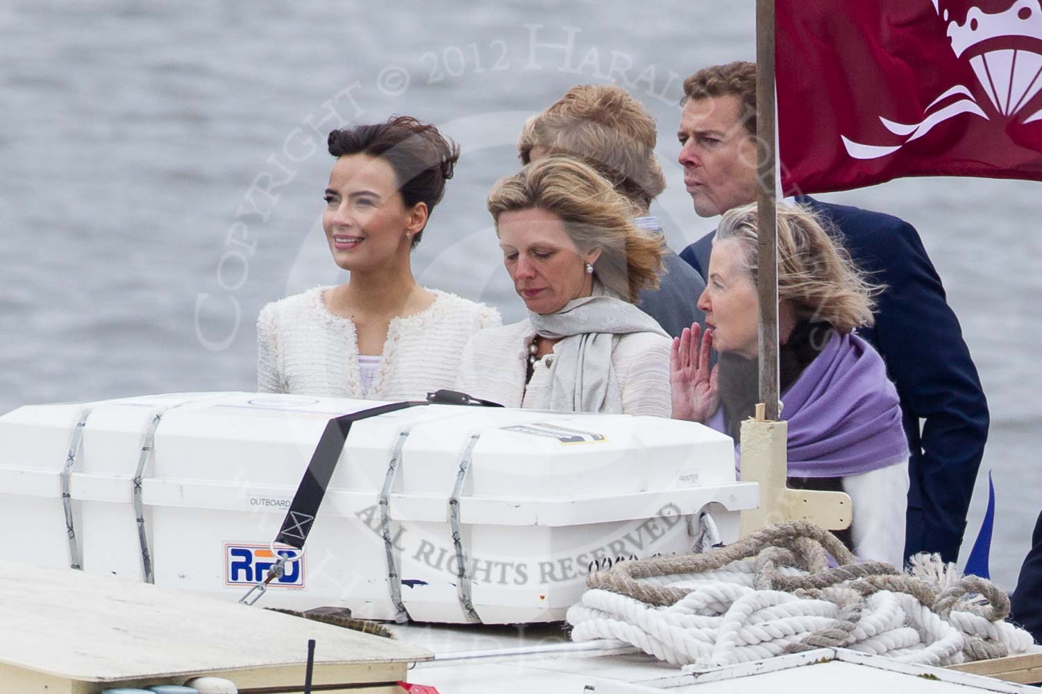 Thames Diamond Jubilee Pageant: VIPS-Henley (V81)..
River Thames seen from Battersea Bridge,
London,

United Kingdom,
on 03 June 2012 at 15:04, image #212