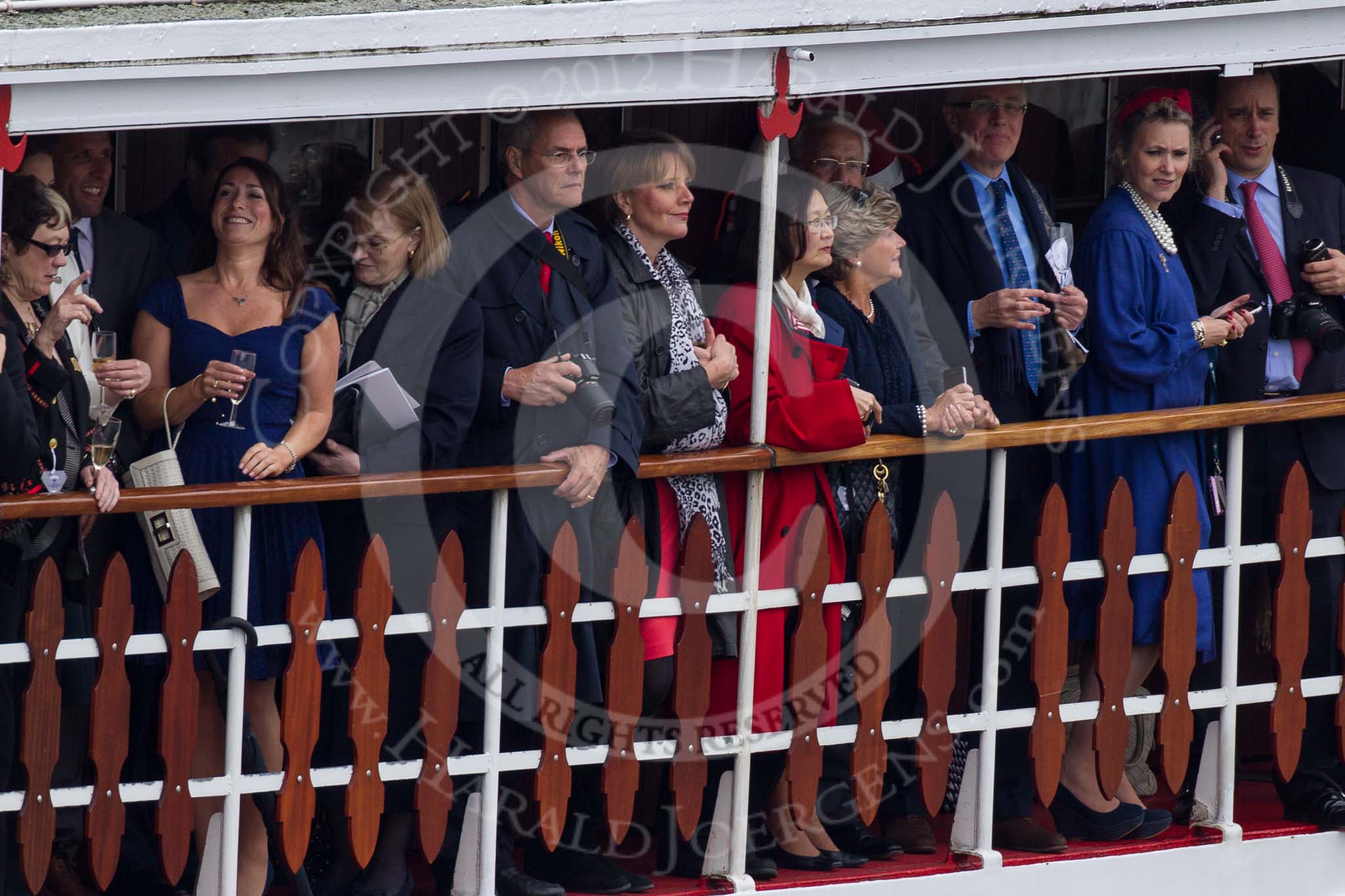 Thames Diamond Jubilee Pageant: VIPS-Elizabethan (V84)..
River Thames seen from Battersea Bridge,
London,

United Kingdom,
on 03 June 2012 at 15:06, image #226