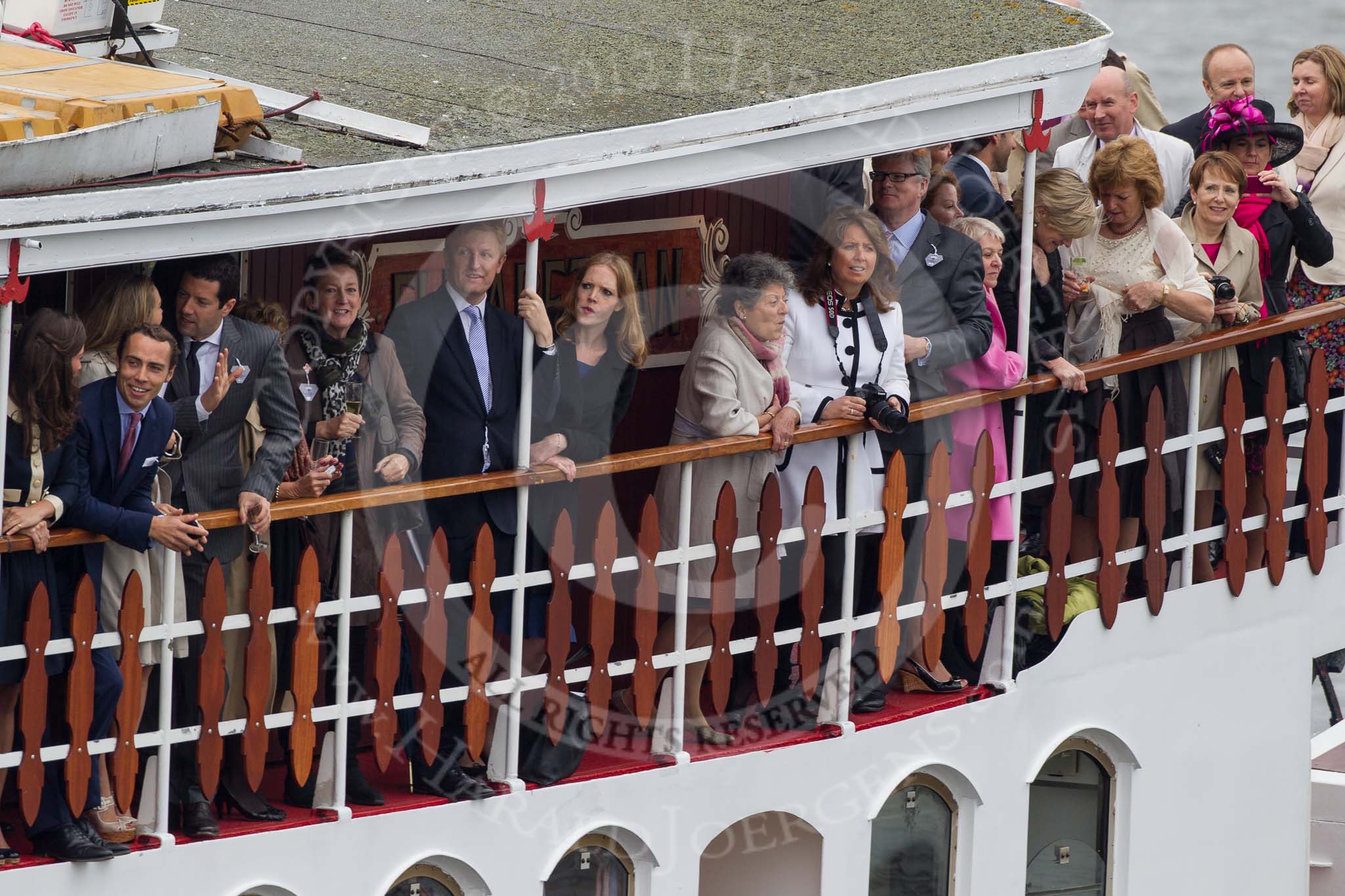 Thames Diamond Jubilee Pageant: VIPS-Elizabethan (V84)..
River Thames seen from Battersea Bridge,
London,

United Kingdom,
on 03 June 2012 at 15:06, image #227