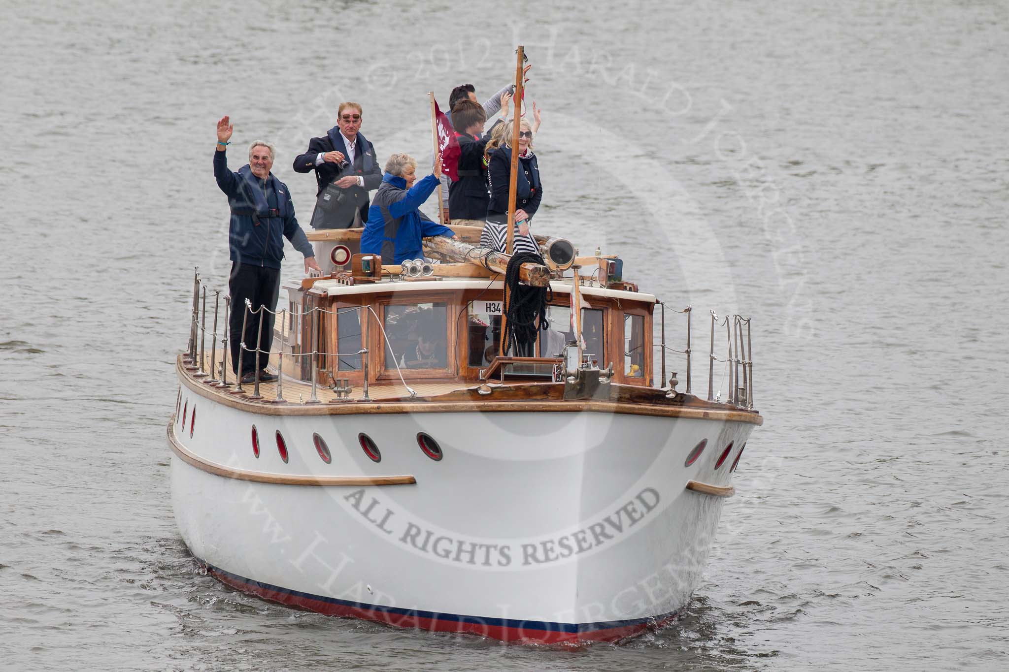 Thames Diamond Jubilee Pageant: DUNKIRK LITTLE SHIPS- Gay Ventures (H34)..
River Thames seen from Battersea Bridge,
London,

United Kingdom,
on 03 June 2012 at 15:16, image #307