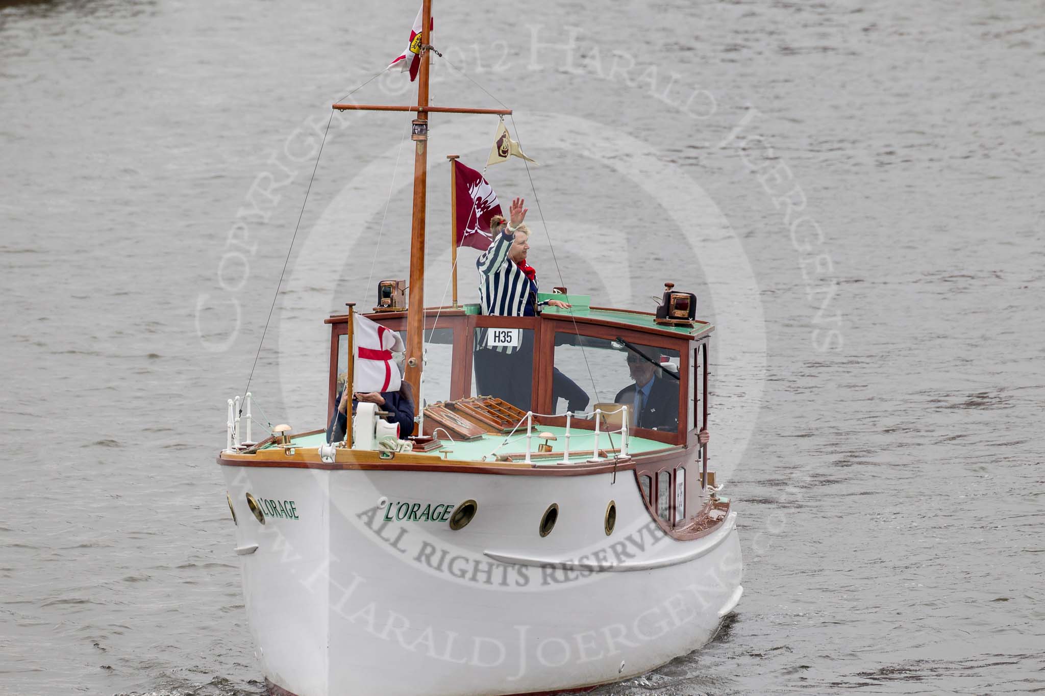 Thames Diamond Jubilee Pageant: DUNKIRK LITTLE SHIPS-L'Orage (H35)..
River Thames seen from Battersea Bridge,
London,

United Kingdom,
on 03 June 2012 at 15:16, image #311