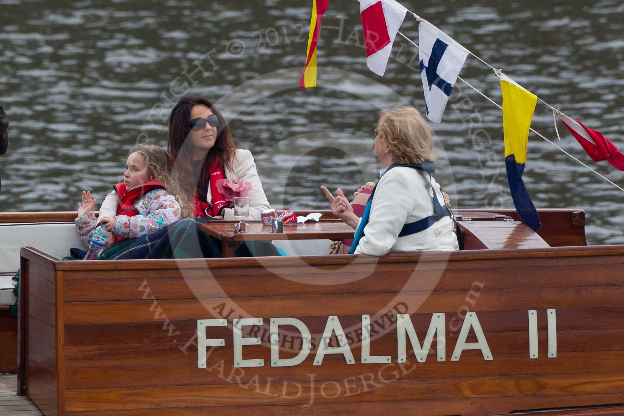 Thames Diamond Jubilee Pageant: DUNKIRK LITTLE SHIPS-FEDALMA II (H41)..
River Thames seen from Battersea Bridge,
London,

United Kingdom,
on 03 June 2012 at 15:18, image #317