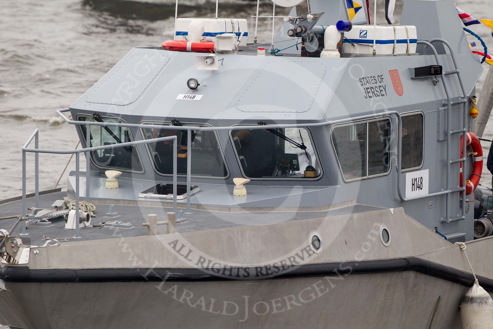 Thames Diamond Jubilee Pageant: WORKING HISTORIC-Norman le Brocq (Jersey) (H148)..
River Thames seen from Battersea Bridge,
London,

United Kingdom,
on 03 June 2012 at 15:36, image #406