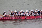 Thames Diamond Jubilee Pageant: DRAGON BOATS-Artemis Diana (M187)..
River Thames seen from Battersea Bridge,
London,

United Kingdom,
on 03 June 2012 at 14:49, image #138