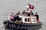 Thames Diamond Jubilee Pageant: VIPS-Trinity House No.1.Boast (V61)..
River Thames seen from Battersea Bridge,
London,

United Kingdom,
on 03 June 2012 at 14:55, image #161