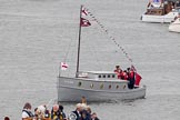 Thames Diamond Jubilee Pageant: DUNKIRK LITTLE SHIPS-Wayfarer (H13)..
River Thames seen from Battersea Bridge,
London,

United Kingdom,
on 03 June 2012 at 15:11, image #264